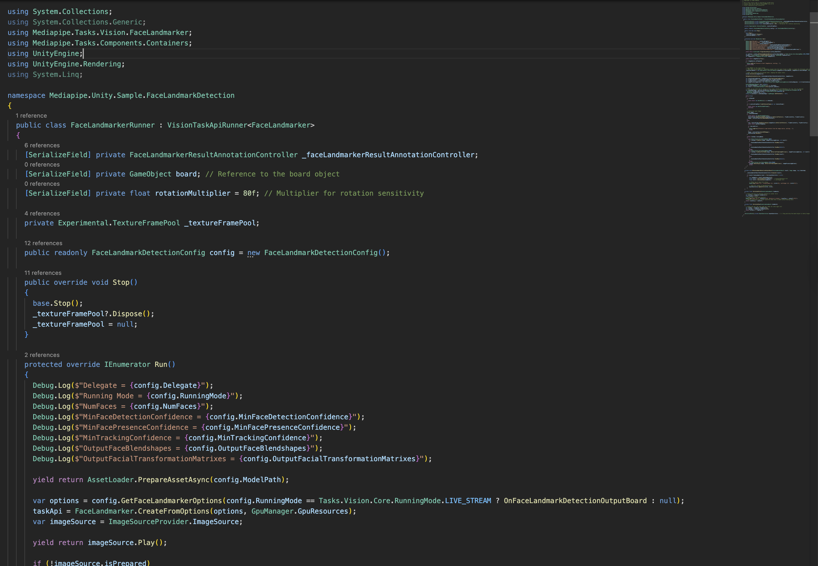 MediaPipe running natively in Unity