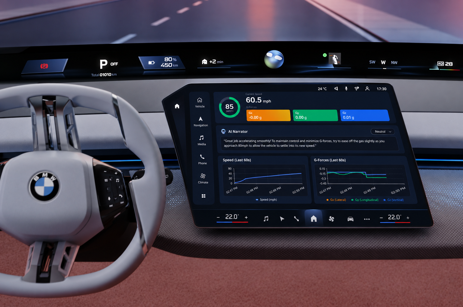 BMW AI Telemetry Narrator